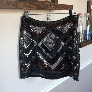 H&M Sequin Skirt